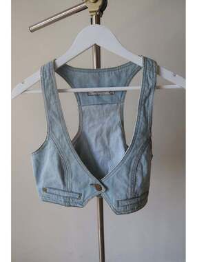 So Jeans with Pimkie Cropped Denim Vest